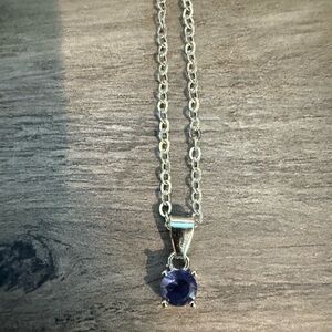 Effy purple gem stone Necklace